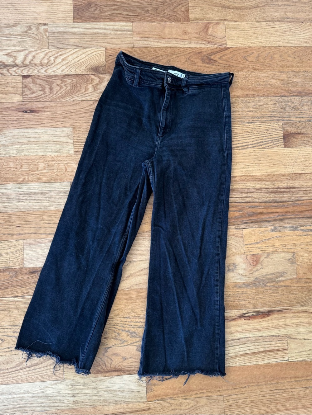 Mango High-Rise Wide Leg Jeans